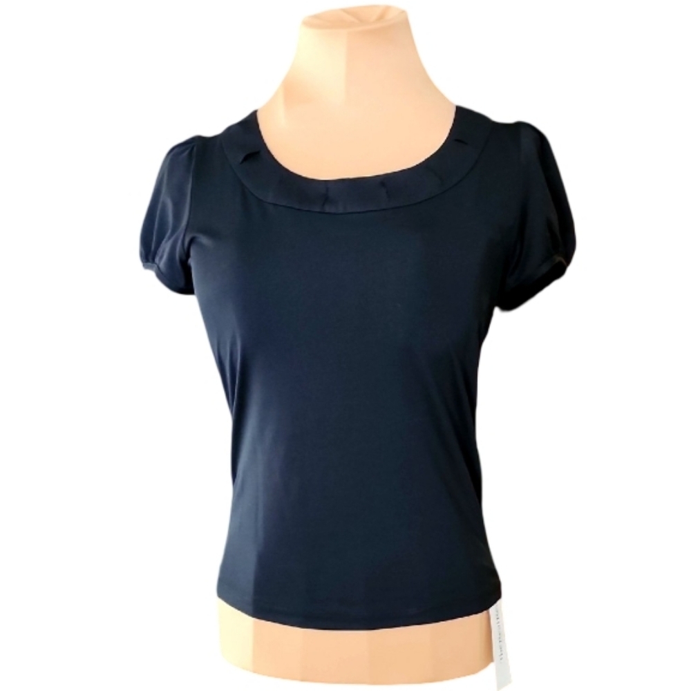 Airu‎ Collection Black Pullover Blouse Women's Medium
